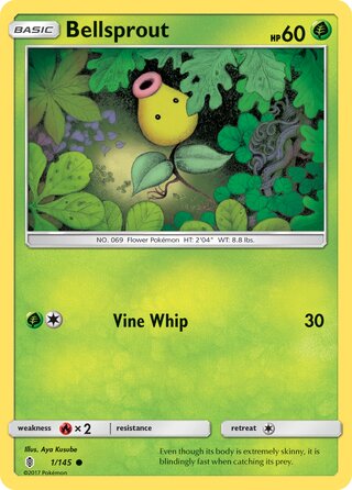 Bellsprout 1/169 from Guardians Rising