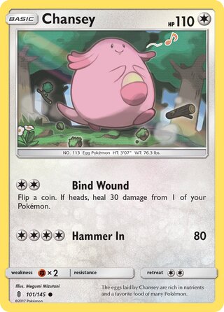 Chansey 101/169 from Guardians Rising