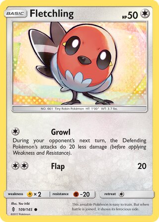 Fletchling 109/169 from Guardians Rising