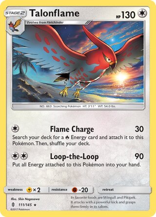 Talonflame 111/169 from Guardians Rising