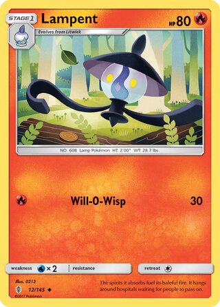 Lampent 12/169 from Guardians Rising
