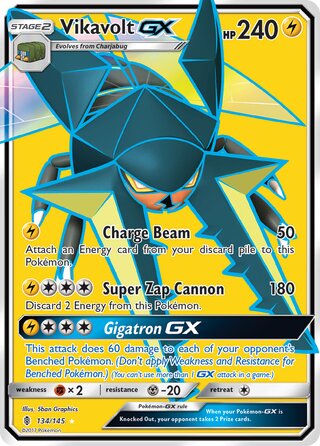 Vikavolt-GX 134/169 from Guardians Rising
