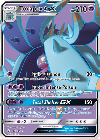 Toxapex-GX 136/169 from Guardians Rising