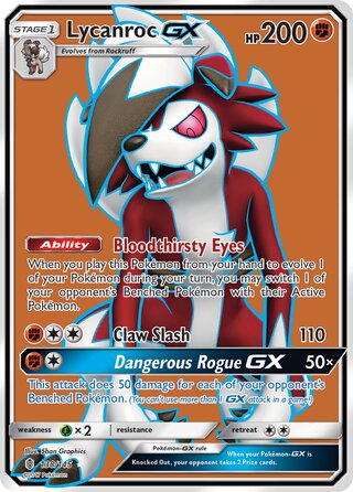 Lycanroc-GX 138/169 from Guardians Rising