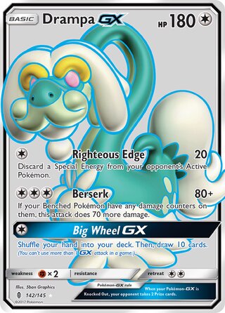 Drampa-GX 142/169 from Guardians Rising