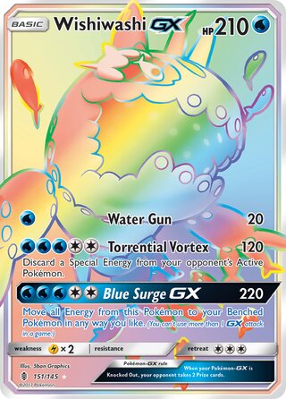 Wishiwashi-GX 151/169 from Guardians Rising