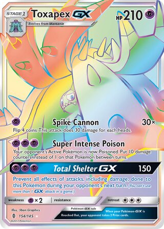 Toxapex-GX 154/169 from Guardians Rising
