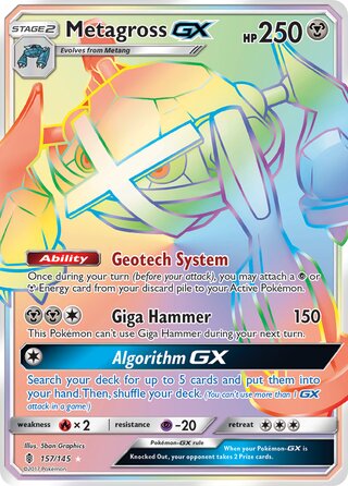 Metagross-GX 157/169 from Guardians Rising