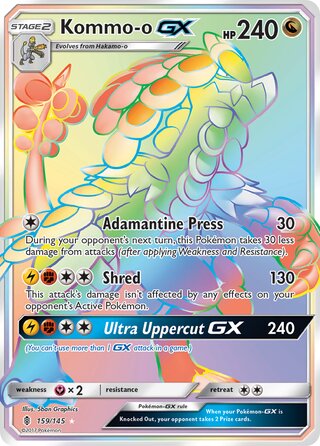 Kommo-o-GX 159/169 from Guardians Rising
