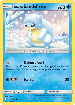 Alolan Sandshrew 19/169 from Guardians Rising