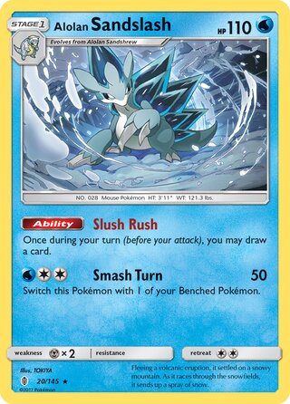 Alolan Sandslash 20/169 from Guardians Rising