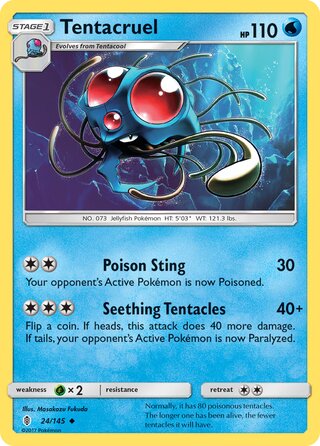 Tentacruel 24/169 from Guardians Rising
