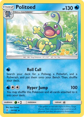 Politoed 25/169 from Guardians Rising