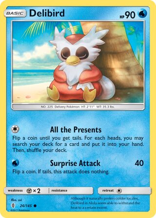 Delibird 26/169 from Guardians Rising