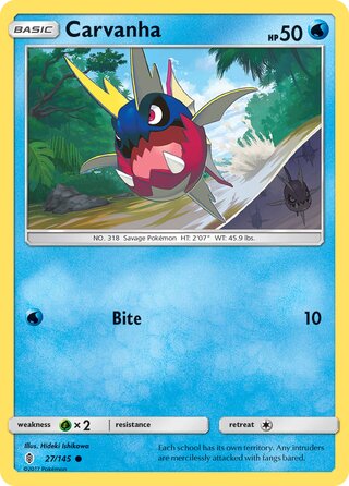Carvanha 27/169 from Guardians Rising