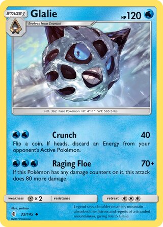 Glalie 32/169 from Guardians Rising