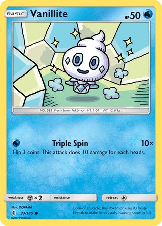 Vanillite 33/169 from Guardians Rising