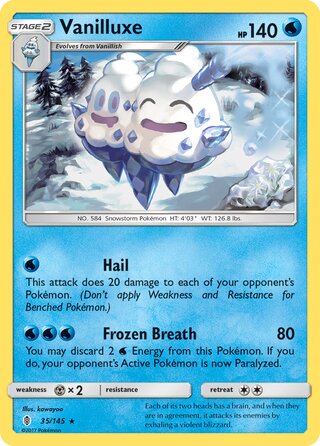 Vanilluxe 35/169 from Guardians Rising