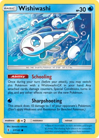 Wishiwashi 37/169 from Guardians Rising