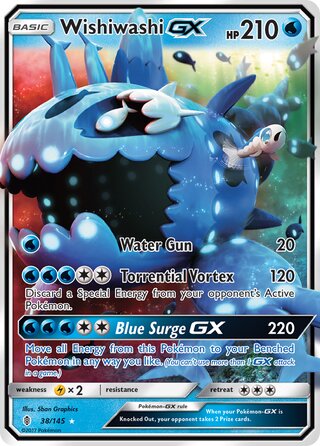 Wishiwashi-GX 38/169 from Guardians Rising