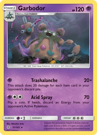 Garbodor 51/169 from Guardians Rising