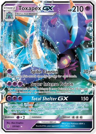Toxapex-GX 57/169 from Guardians Rising