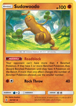 Sudowoodo 66/169 from Guardians Rising