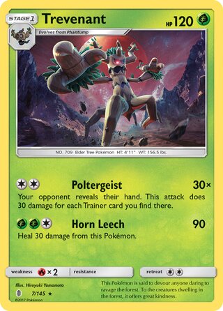 Trevenant 7/169 from Guardians Rising
