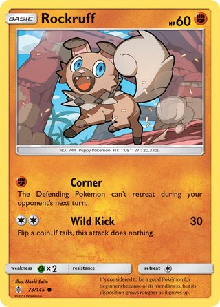 Rockruff 73/169 from Guardians Rising