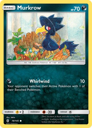 Murkrow 78/169 from Guardians Rising