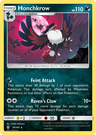 Honchkrow 79/169 from Guardians Rising