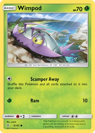 Wimpod 8/169 from Guardians Rising