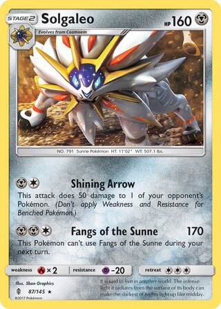 Solgaleo 87/169 from Guardians Rising