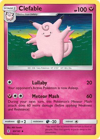 Clefable 89/169 from Guardians Rising