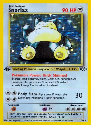 Snorlax 11/64 from Jungle