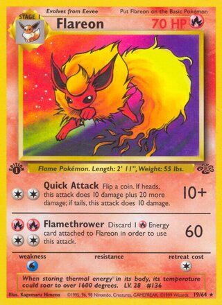 Flareon 19/64 from Jungle