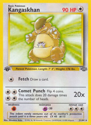 Kangaskhan 21/64 from Jungle
