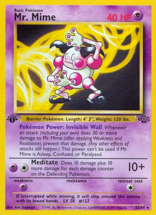 Mr. Mime 22/64 from Jungle