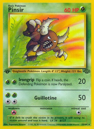 Pinsir 25/64 from Jungle