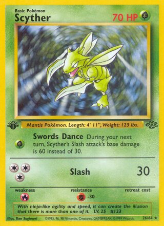 Scyther 26/64 from Jungle