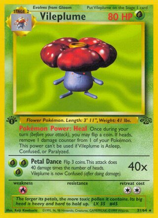 Vileplume 31/64 from Jungle