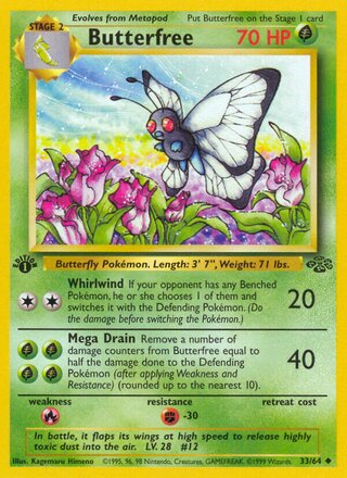 Butterfree 33/64 from Jungle