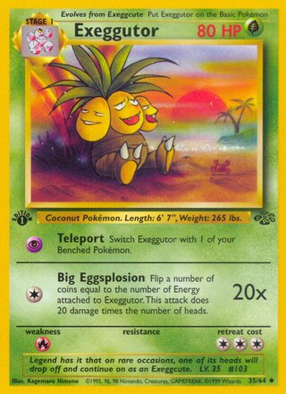 Exeggutor 35/64 from Jungle