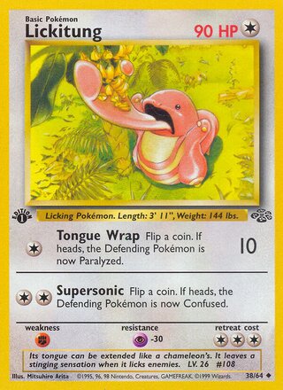 Lickitung 38/64 from Jungle