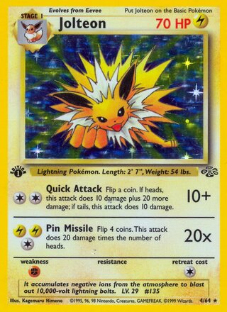 Jolteon 4/64 from Jungle