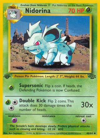 Nidorina 40/64 from Jungle