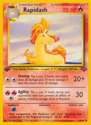 Rapidash 44/64 from Jungle