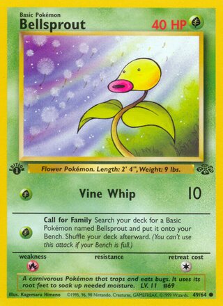 Bellsprout 49/64 from Jungle