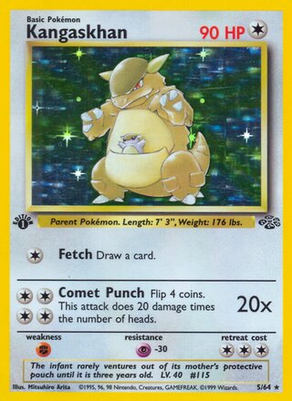 Kangaskhan 5/64 from Jungle