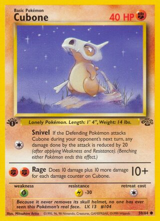 Cubone 50/64 from Jungle